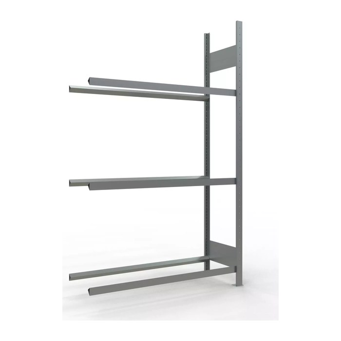 SCHULTE Anbau-Schwerlastregal 20779 silber 120,0 x 40,0 x 200,0 cm