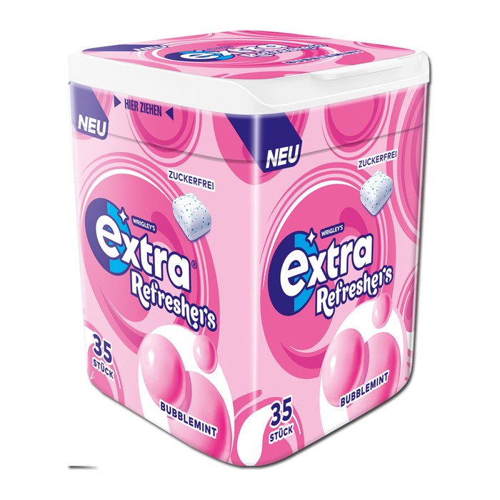 extra® Refreshers BUBBLEMINT Kaugummis 35 Dragees, 1 St.