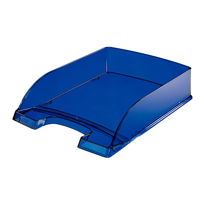 LEITZ Briefablage Plus blau-transparent DIN A4, 1 St.