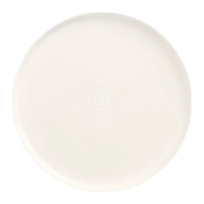PAPSTAR Zuckerrohr-Teller pure weiß Ø 12,0 cm, 25 St.