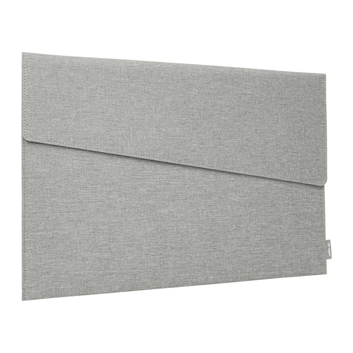SIGEL Laptophülle M Kunststoff hellgrau bis 39,6 cm (15,6 Zoll)