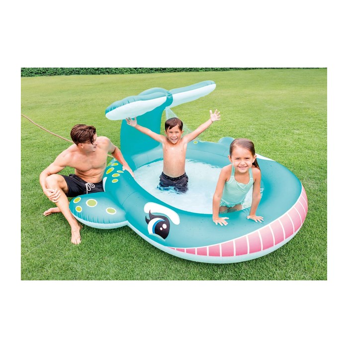 INTEX® Planschbecken Wal blau 201,0 x 196,0 x 91,0 cm