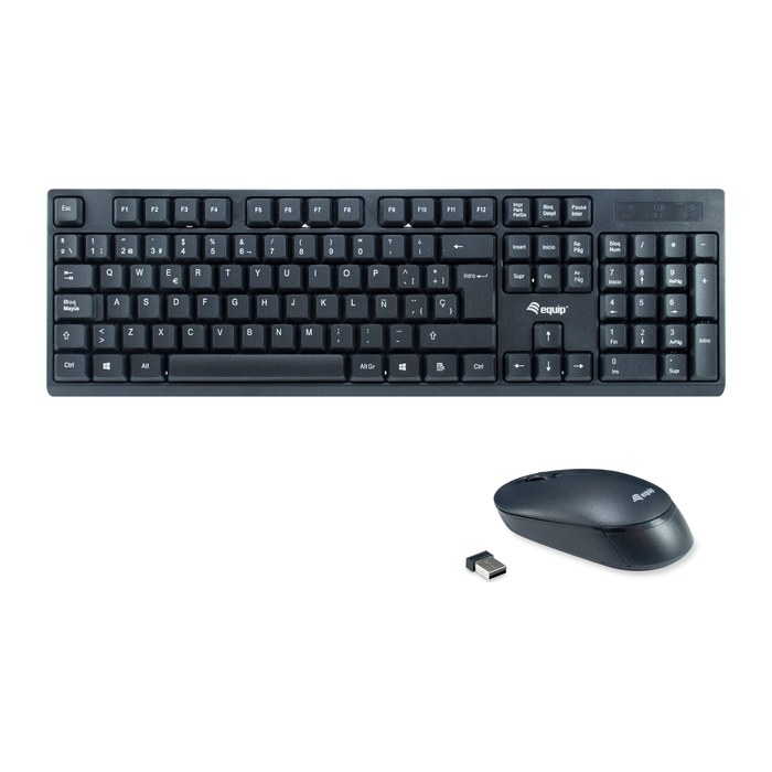 Equip Kombi Wireless Tastatur+Maus ES schwarz