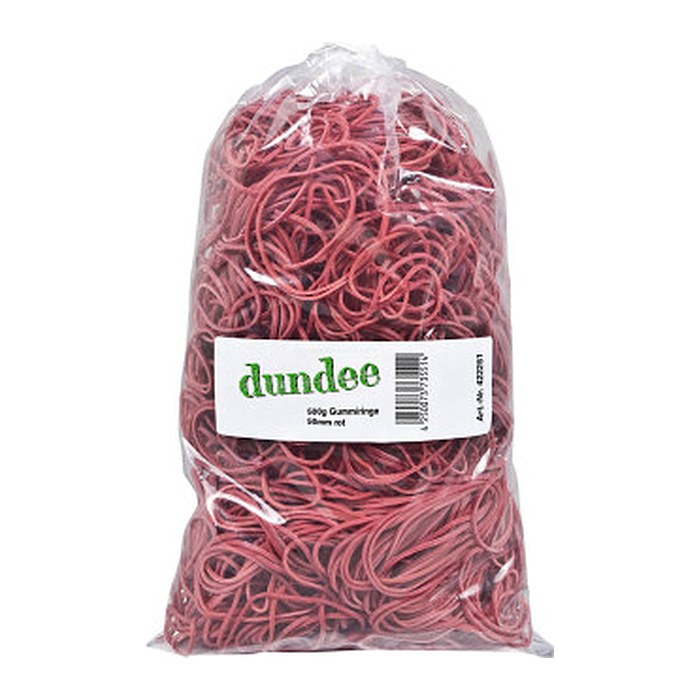 dundee Gummiringe rot, Ø 5,0 cm, 500,0 g