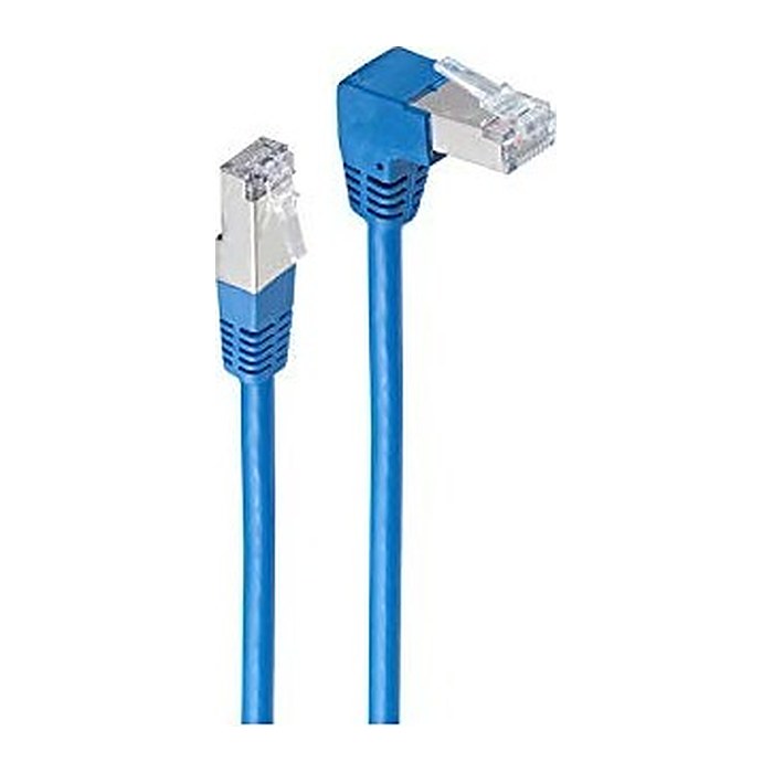Shiverpeaks Patchkab cat6 S/FTP PIMF Winkel-gerade blau 1m