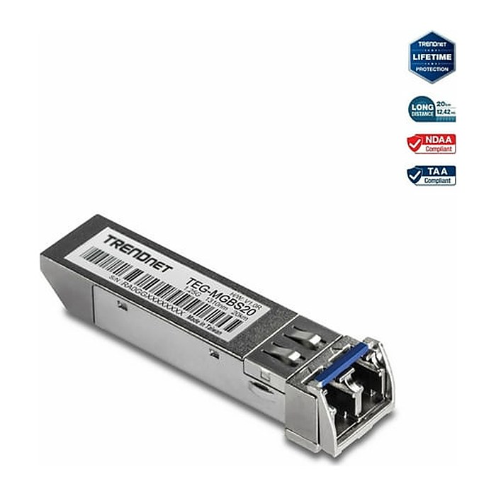 TRENDnet Mini-GBIC Single-Mode LC Module 20km