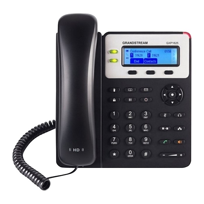 GRANDSTREAM GXP1625 Schnurgebundenes Telefon schwarz-silber