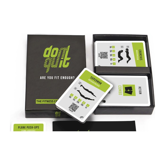 don't quit Fitness Kartenspiel, 1 St.