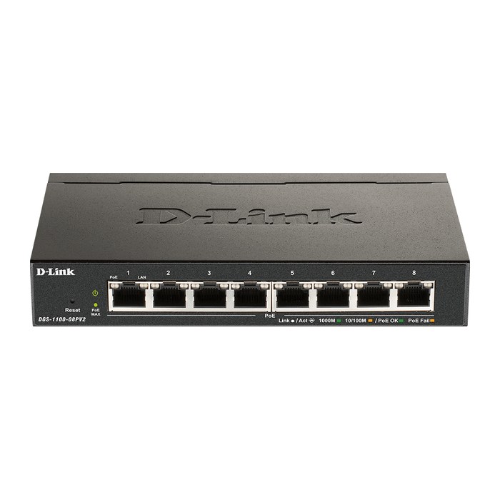 D-Link DGS-1100-08PV2/E Switch 8-fach