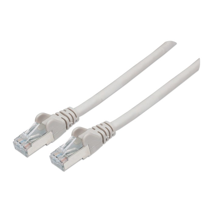 INTELLINET Patchkabel RJ45 S/FTP Cat6 2.0m LSZH Hebels. grau