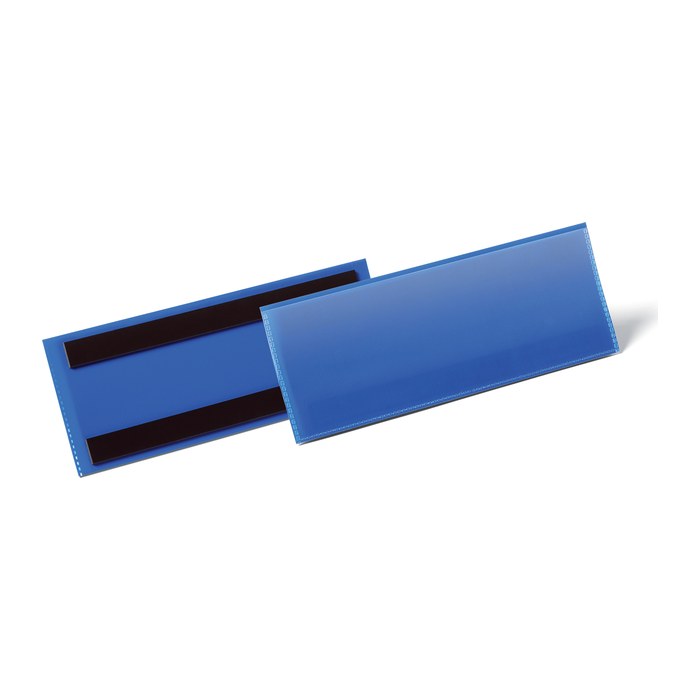 DURABLE Magnettaschen blau A6, 50 St.