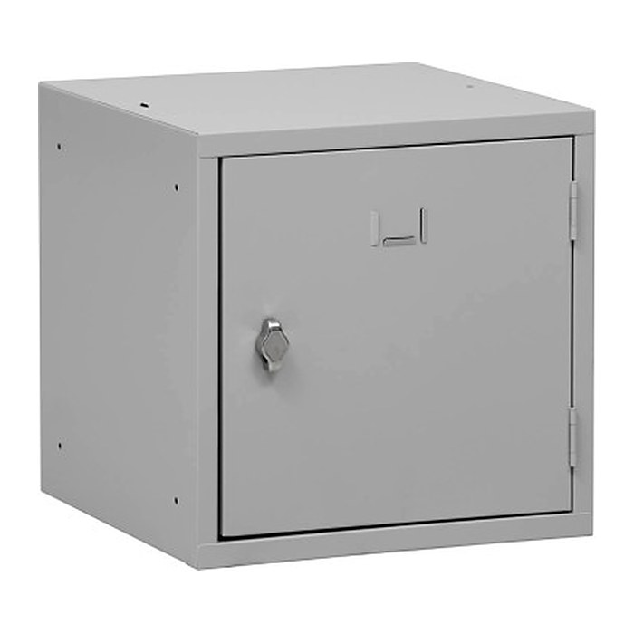 Gürkan Schließfachschrank lichtgrau 107000, 1 Schließfach 38,0 x 38,0 x 38,0 cm