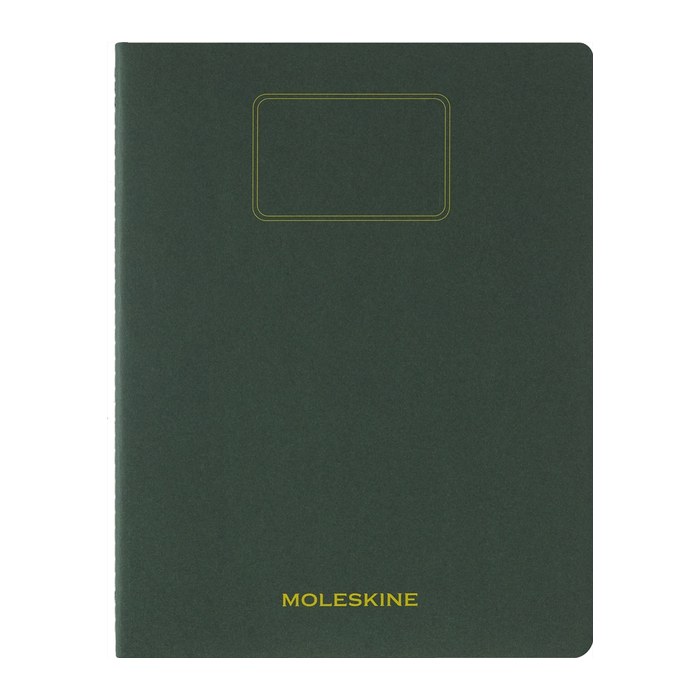 MOLESKINE Notizbuch Student Cahier XXL DIN A4 blanko, grün Hardcover 120 Seiten, 1 St.