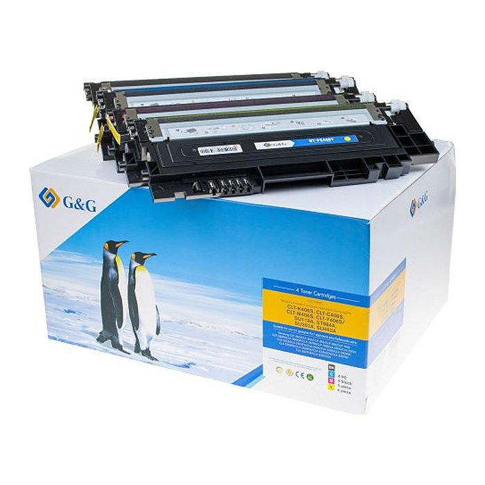 G&G Toner 4er Set für Samsung P406C/ HP SU375A BK/C/M/Y