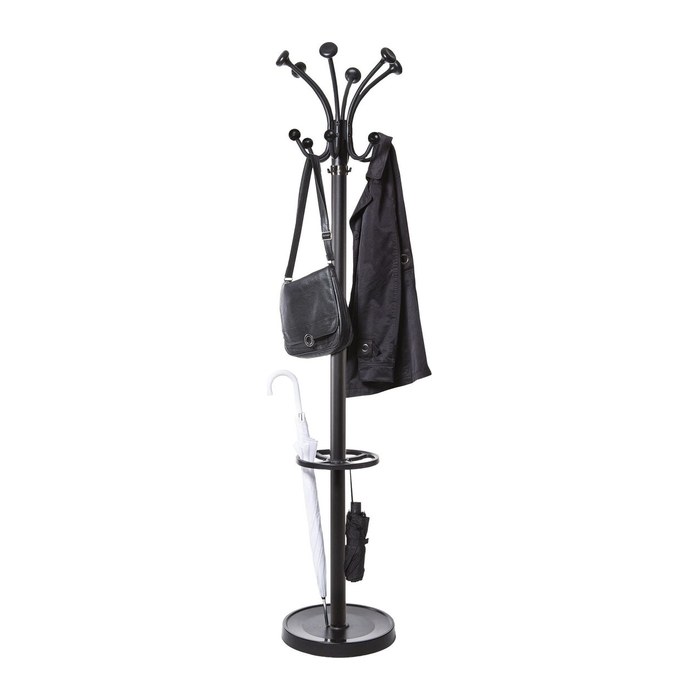 MAUL Kleiderständer MAULnubis 9407090 schwarz Metall 20 Haken 38,0 x 179,0 cm, 1 St.