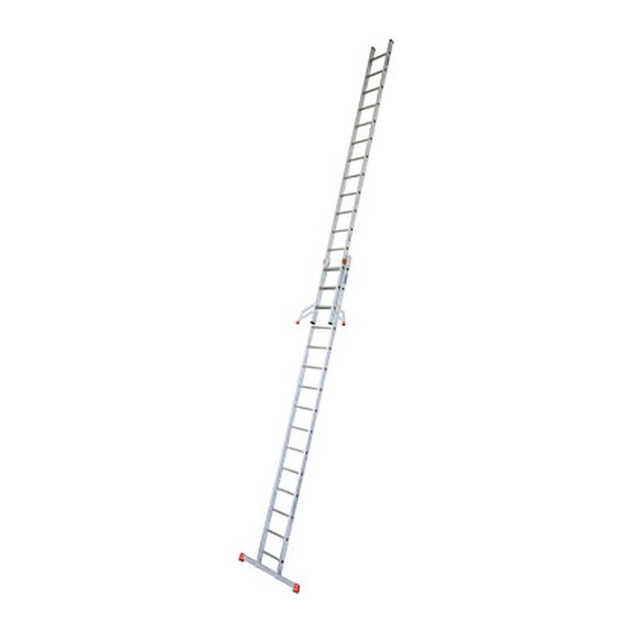 KRAUSE Schiebeleiter MONTO Fabilo silber 30 Sprossen, H: 440,0 cm
