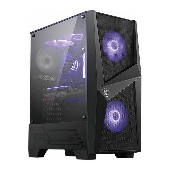 MSI GEH Midi MAG Forge 100M (B/Tempered Glas/RGB Fan)