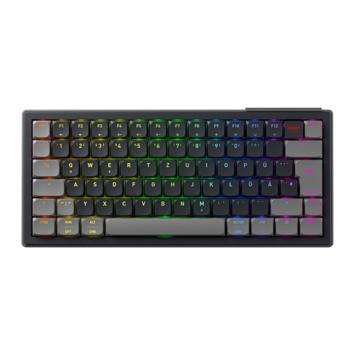 CHERRY XTRFY KW63W PRO COMPACT Wireless Tastatur RGB DE sw