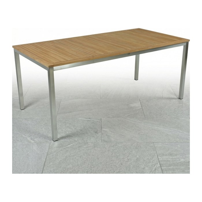 Garden Pleasure Gartentisch DENVER braun rechteckig 180,0 x 90,0 x 75,0 cm