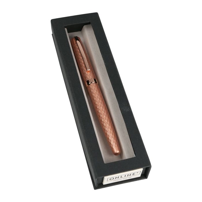 ONLINE® Kugelschreiber Eleganza Diamond rosegold, Schreibfarbe: schwarz, 1 St.