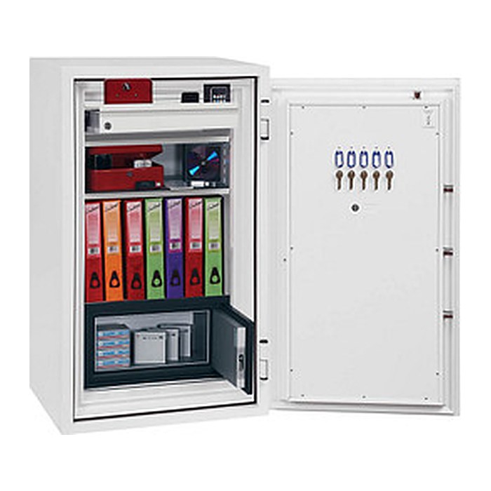 phoenix Tresor Data Combi mit Feuerschutz signalweiß 65,5 x 56,0 x 116,0 cm