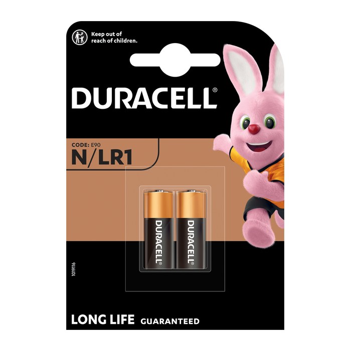 DURACELL Batterien LR1 Alkali-Mangan Lady N 1,5 V, 2 St.
