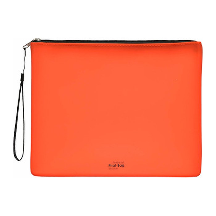 FolderSys Reißverschlussbeutel PHAT BAG DIN A5 orange/schwarz 1,2 mm, 1 St.