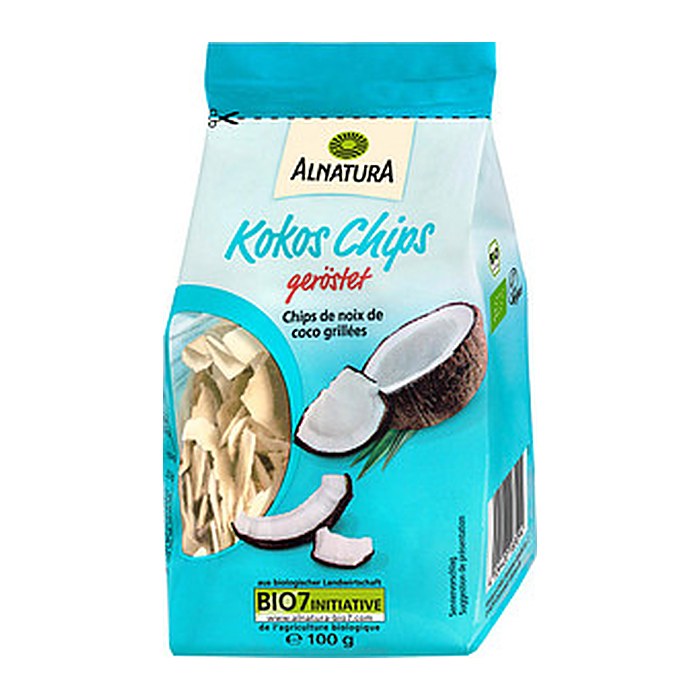 ALNATURA Bio Kokos Chips geröstet Trockenfrüchte 100,0 g, 1 St.