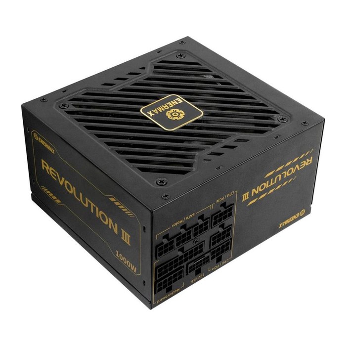Enermax Power Supply 1000W Revolution3 80+ Gold Black FULLMO