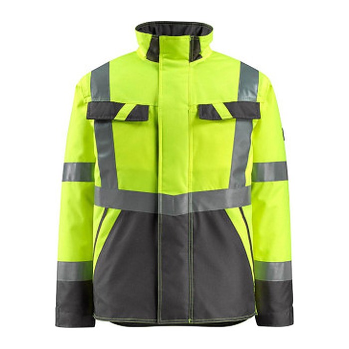MASCOT® unisex Warnjacke Penrith  warngelb, anthrazit Größe XL