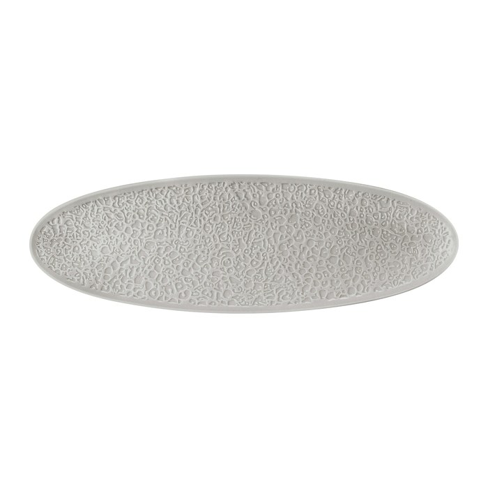 Seltmann Weiden Teller Nori Coup grau, silber 44,3 x 14,4 cm, 2 St.