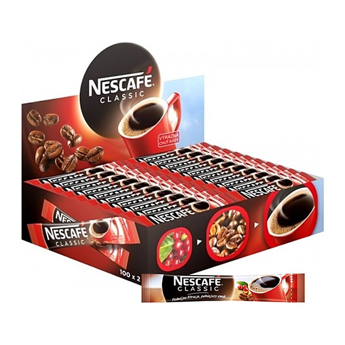 NESCAFÉ Kaffeesticks Instantkaffee, kräftig, 100 St.