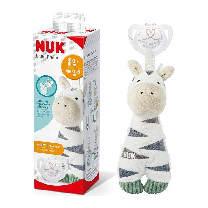 NUK Schnuller Buddy Little Friend Zebra