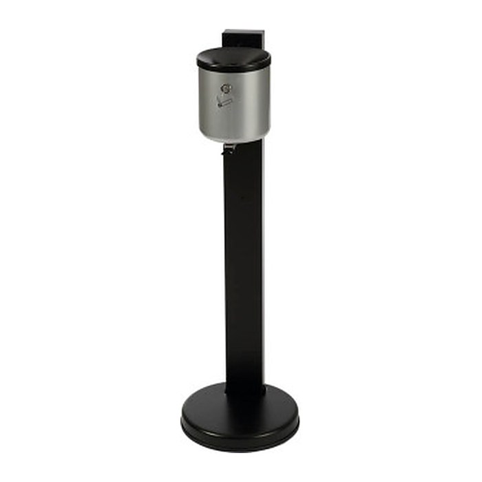 TKG Rondo senior Standaschenbecher silber abschließbar, 1 St.