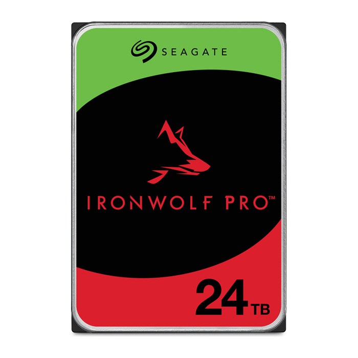 Seagate 8.9cm (3.5") 24TB SATA3 IronWolf Pro 7200 512MB intern