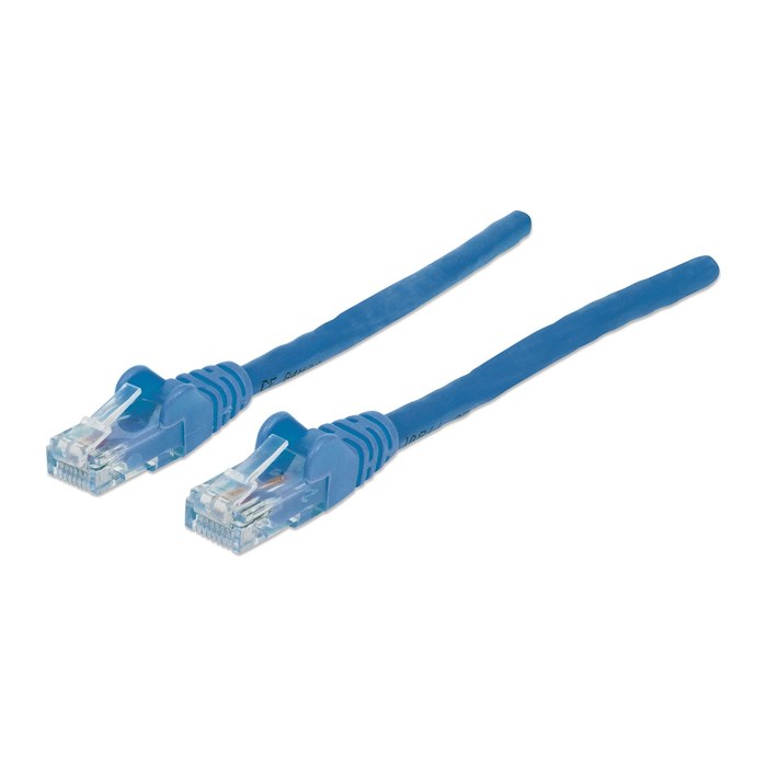 INTELLINET Patchkabel Cat6A CU S/FTP LSZH 7.50m blau