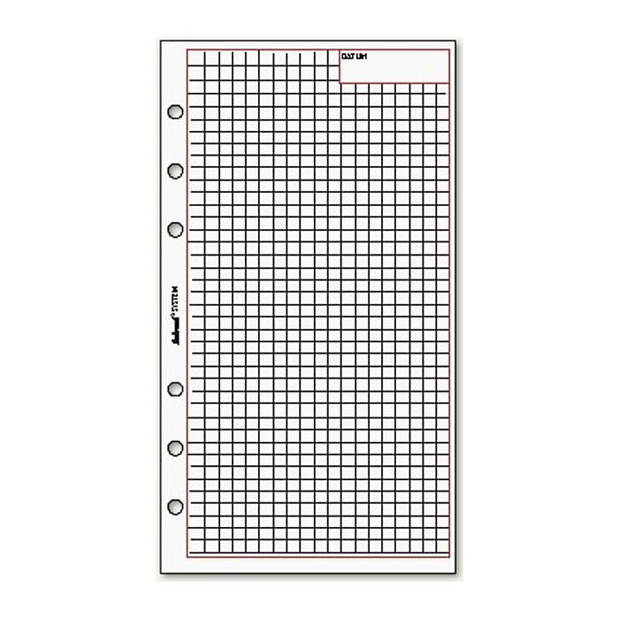 bind Ringbuch-Ergänzungsblätter kariert A6, 50 Blatt