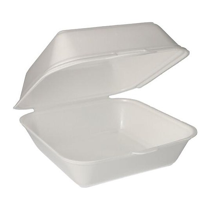 STARPAK Burger-Boxen weiß 20,0 x 20,0 cm, 100 St.
