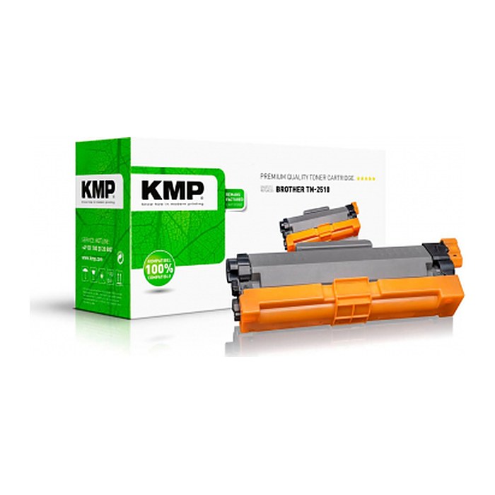 KMP schwarz Toner kompatibel zu brother TN-2510