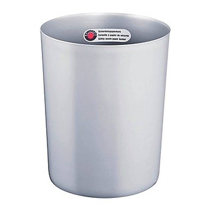 ZWINGO Papierkorb 20,0 l silber, 1 St.