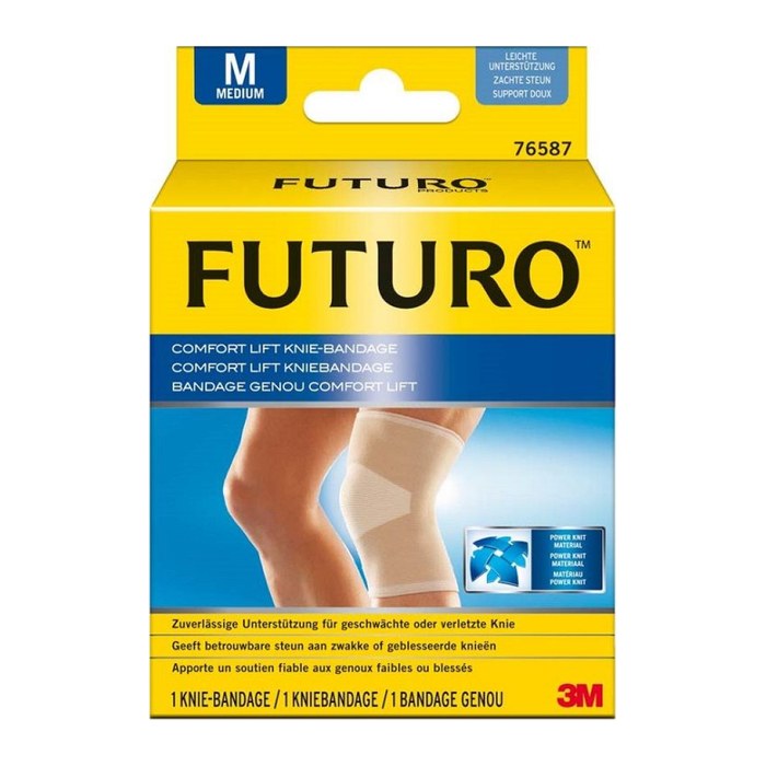 FUTURO™ Kniebandage Comfort Lift 76587DABI, Gr. M grau 36,8-43,2 cm, 1 St.