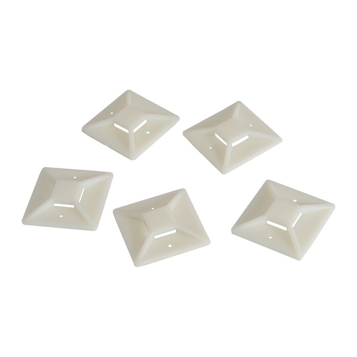 Logilink Kabelbinderhalter ABS 100Stk selbstklebend 4x4cm