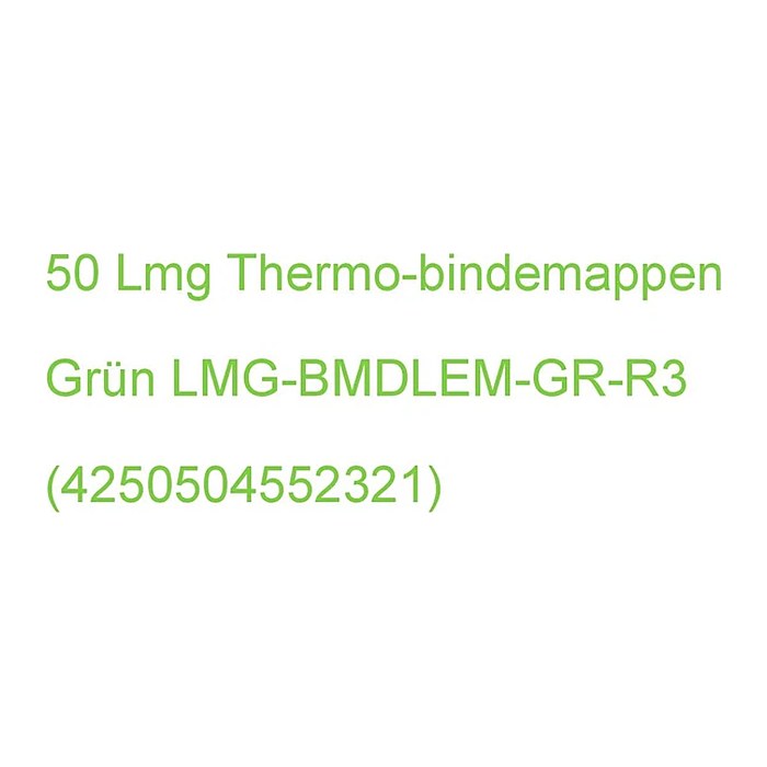 LMG Thermo-Bindemappen dunkelgrün Leinenkarton für 20 - 30 Blatt, 50 St.