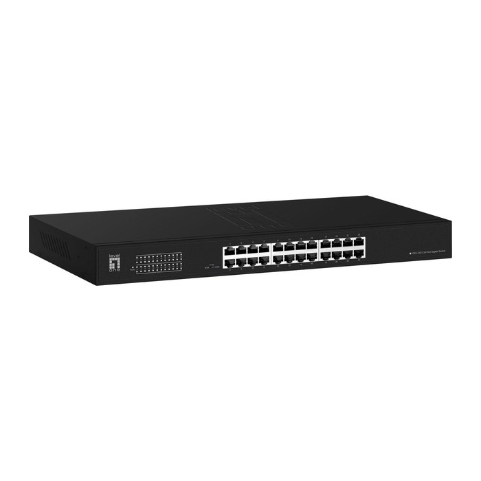 LevelOne Switch 24xGE 19" unmanaged Metall