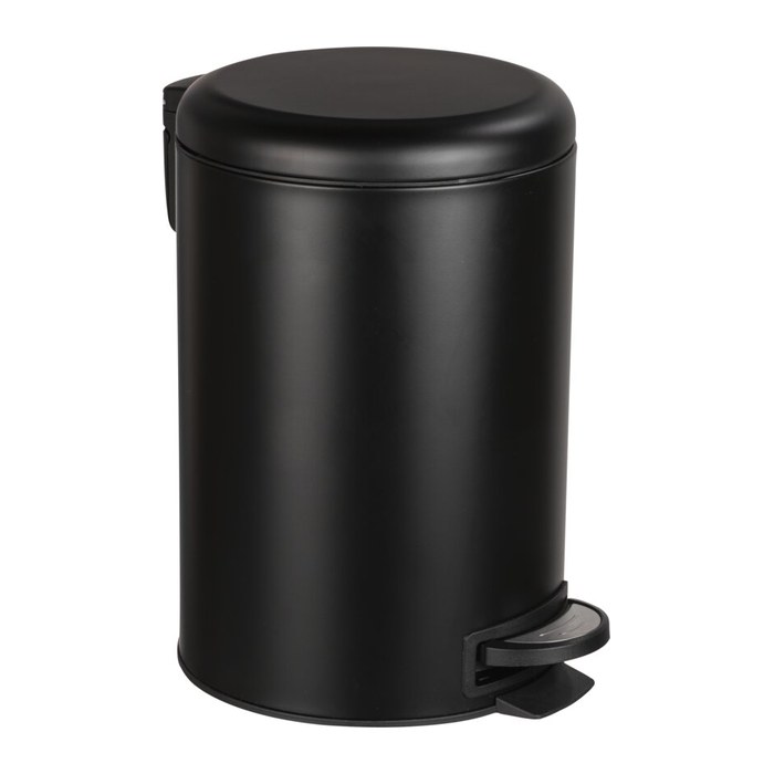 WENKO Leman Mülleimer 12,0 l schwarz, 1 St.