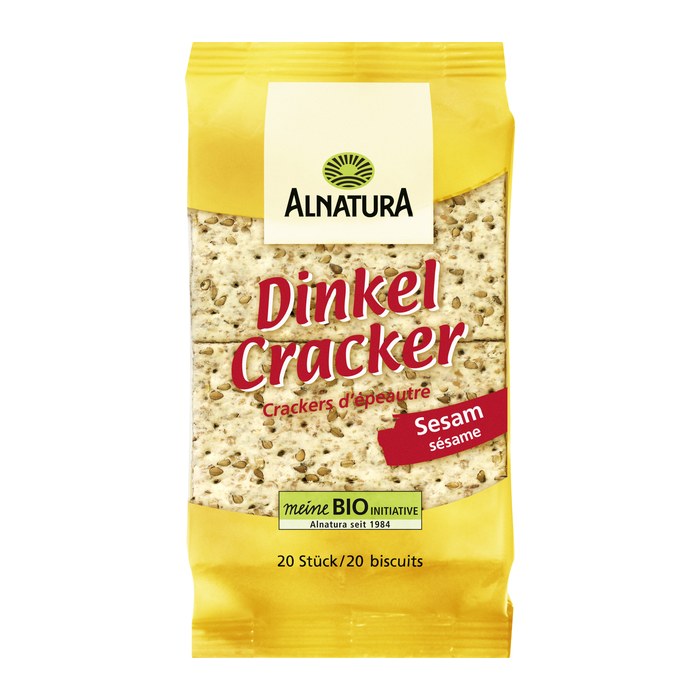 ALNATURA Bio Dinkel Cracker Sesam 100,0 g, 1 St.
