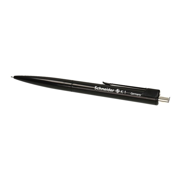 Schneider Kugelschreiber K1 schwarz, Schreibfarbe: schwarz, 1 St.
