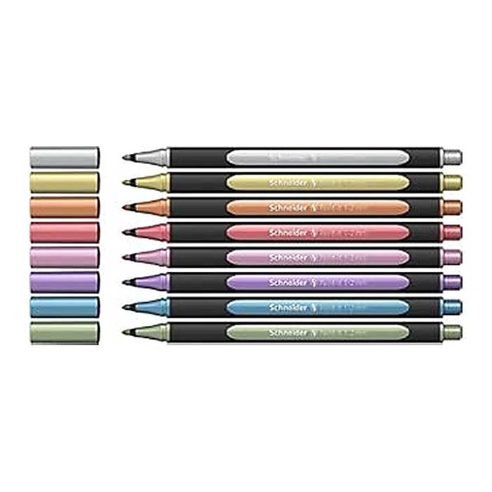 Schneider 020 Lackmarker farbsortiert 1,0 - 2,0 mm, 8 St.