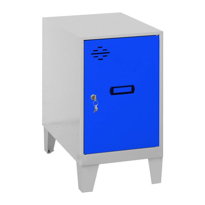 Simonrack Spind SIMONLOCKER DISM blau, grau 8425437119811, 1 Schließfach 30,0 x 50,0 x 57,5 cm