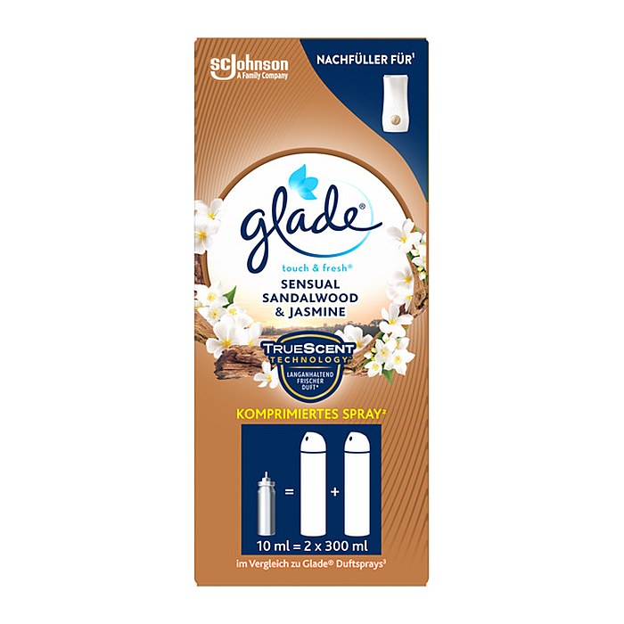 glade Raumduft-Nachfüller SENSUAL SANDALWOOD & JASMINE orientalisch 10 ml, 1 St.